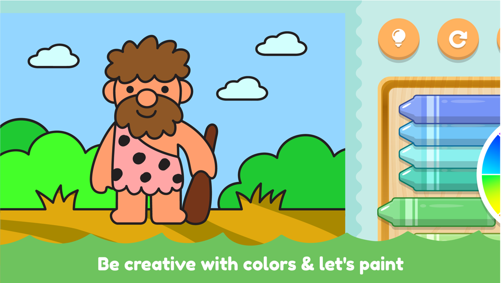 Kids' Coloring App for iPhone - Free Download Kids' Coloring for iPad