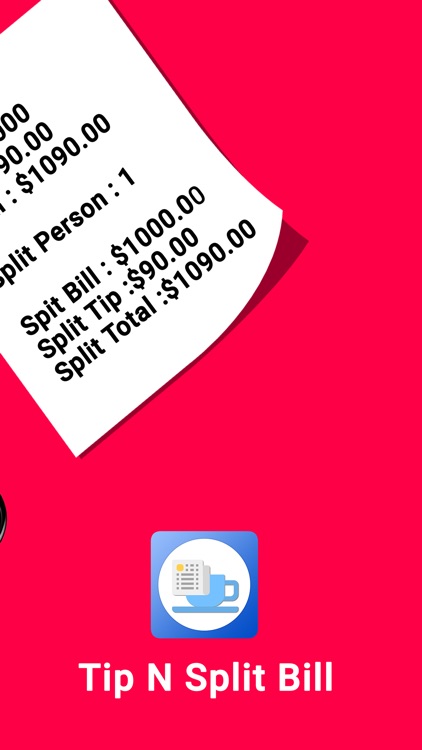 Tip Calculator & Bill Split %