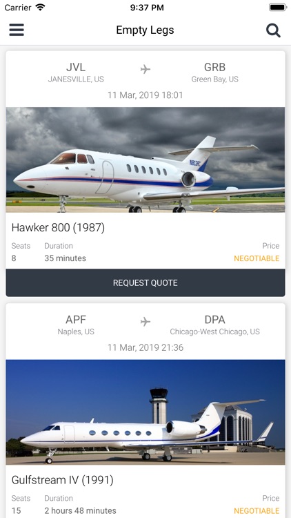 Ascent Jet - Charter Market screenshot-5