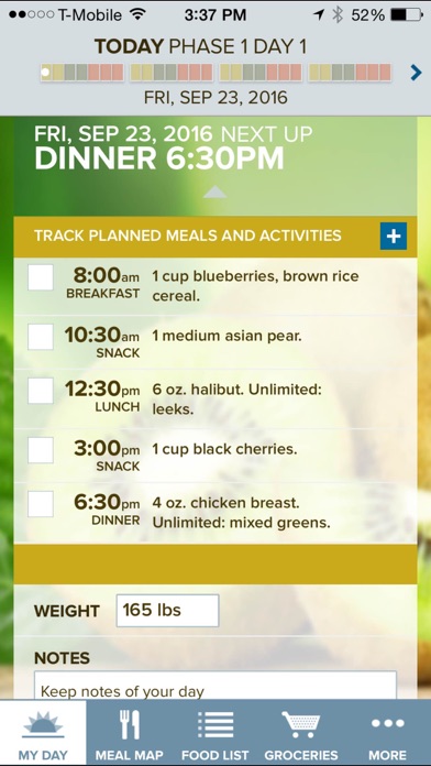 The Fast Metabolism Diet App - Customized meal planning, food lists, and diet tools screenshot