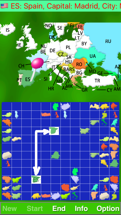 Karte Solitär Europa by SZY