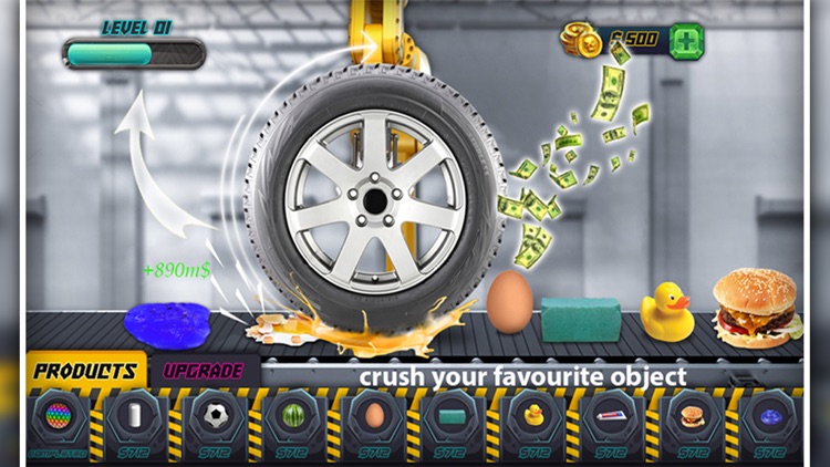 Crushing Things With Car Tyre