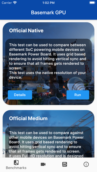 Basemark GPU screenshot 2