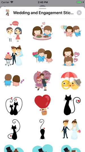 Wedding & Engagement Stickers(圖4)-速報App