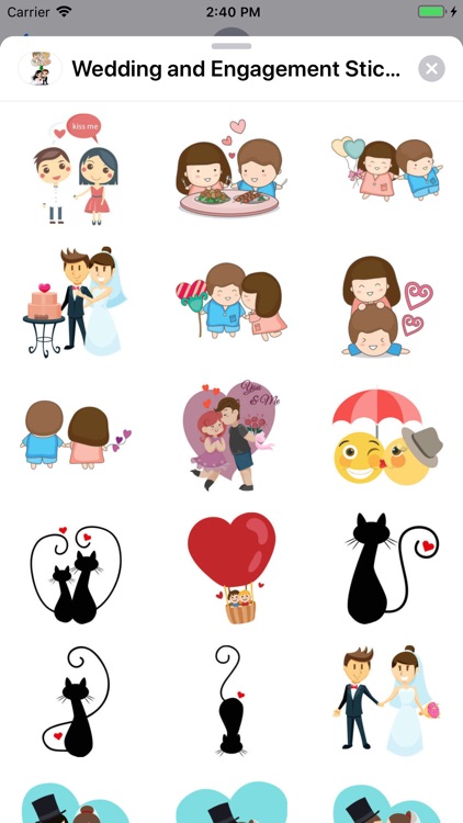 Wedding & Engagement Stickers screenshot-3