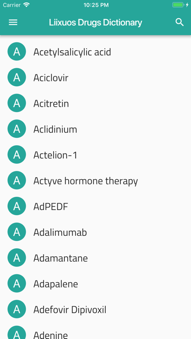 How to cancel & delete Liixuos Drugs Dictionary from iphone & ipad 1