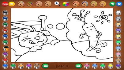 How to cancel & delete Coloring Book 16: Silly Scenes from iphone & ipad 4