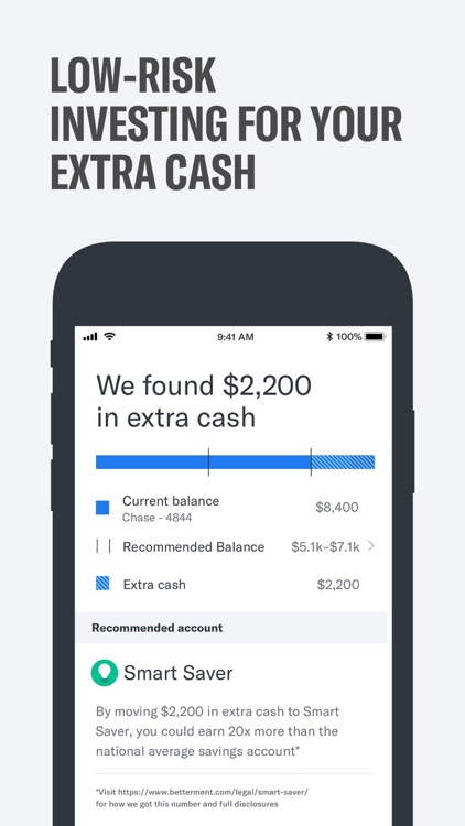 Betterment: Invest and Save