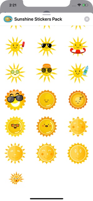 Sunshine Stickers Pack(圖3)-速報App