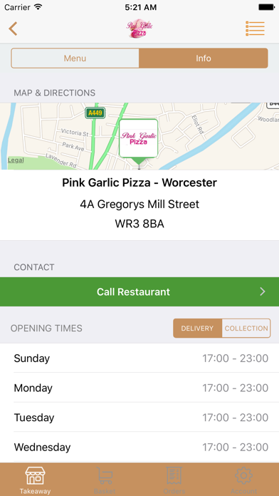How to cancel & delete Pink Garlic Pizza - Worcester from iphone & ipad 3