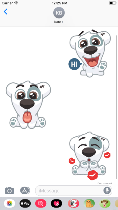 Dog Spotty Sticker screenshot 2