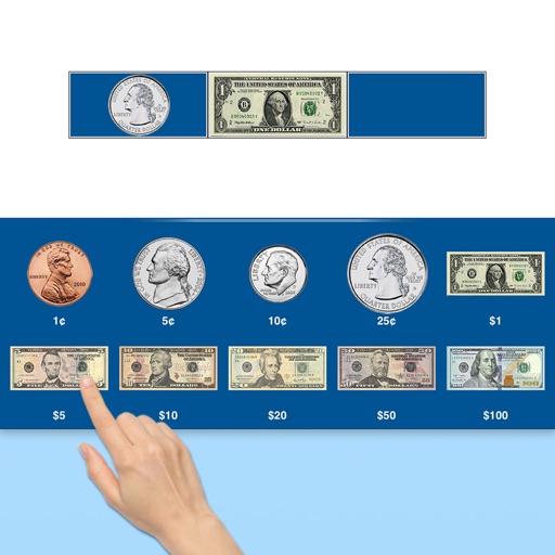 Arranging Coins and Bills USD icon