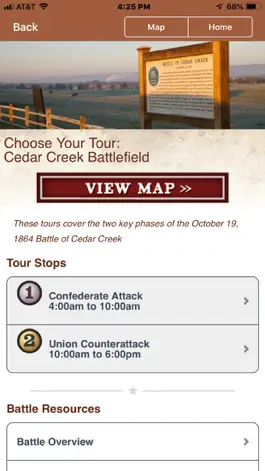 Game screenshot Cedar Creek Battle App hack