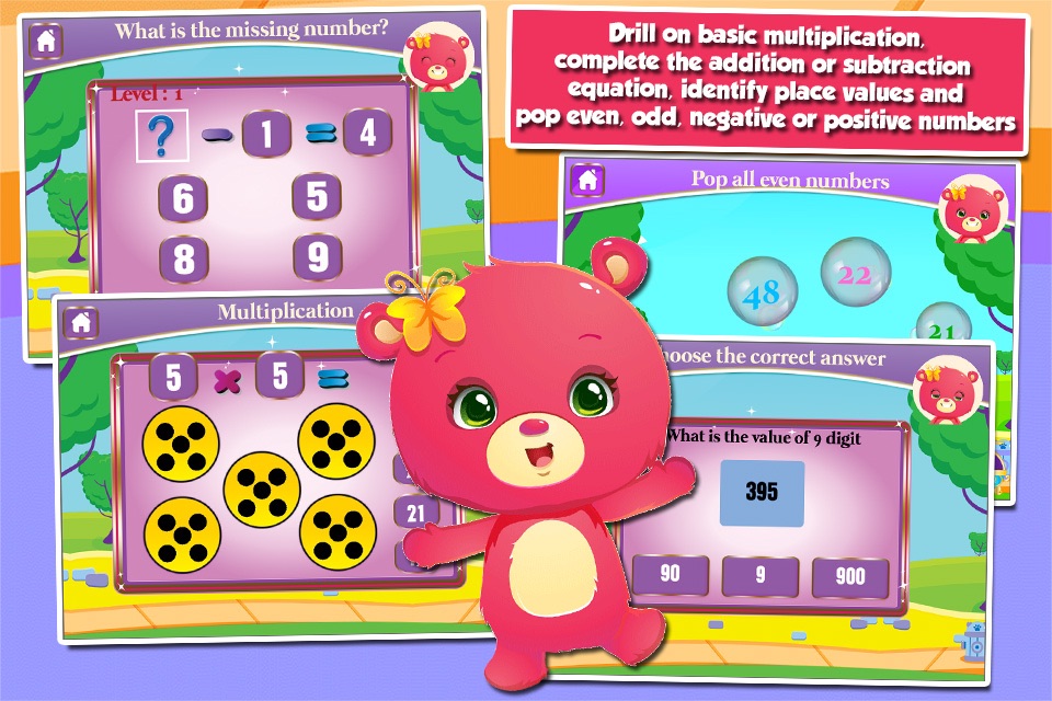 Bears Second Grade Games screenshot 2