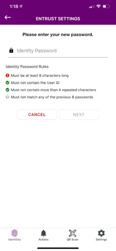Screenshot 7 Entrust IdentityGuard Mobile iphone