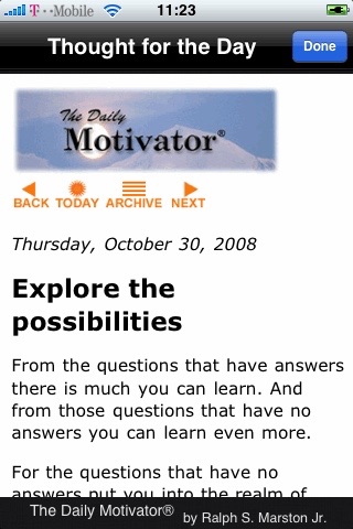 My Daily Motivator screenshot 2