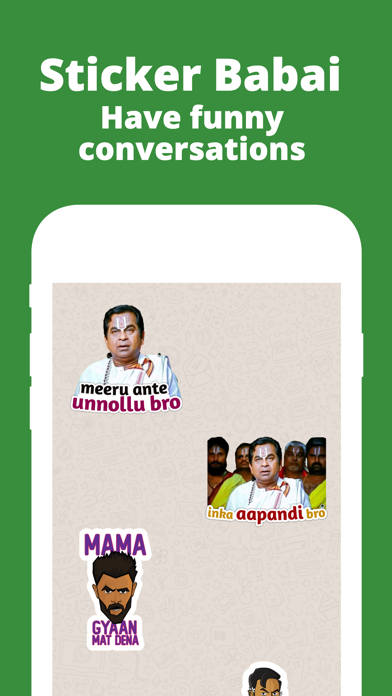 Sticker Babai: Telugu Stickers screenshot 2