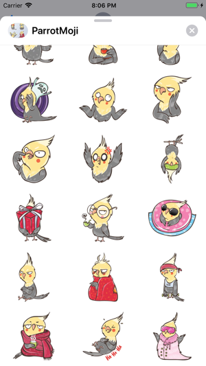 ParrotMoji - Parrot Stickers(圖3)-速報App