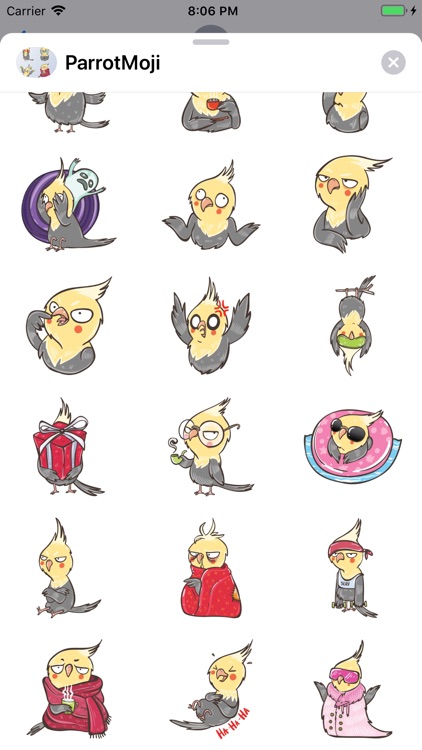 ParrotMoji - Parrot Stickers