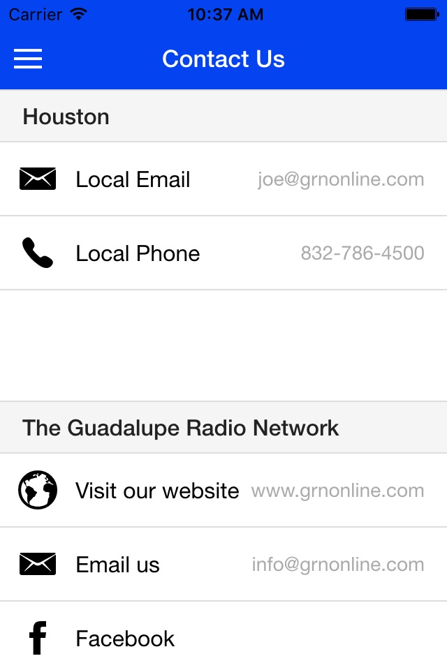 Guadalupe Radio Network App screenshot 3