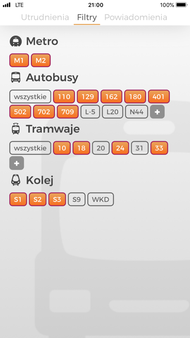 Warszawa: Utrudnienia ZTM screenshot 3
