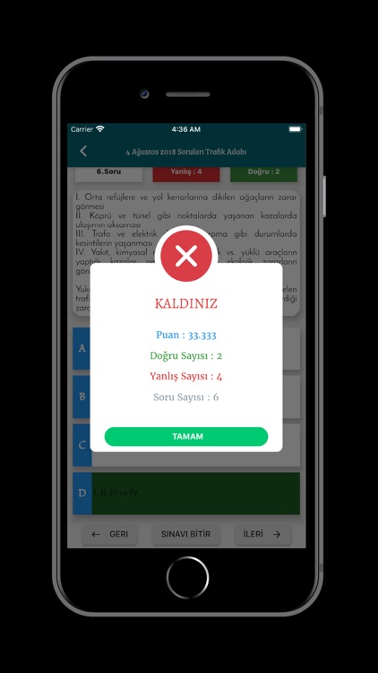 Ehliyet - 2020 Çıkmış Sorular screenshot-8