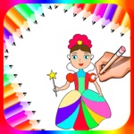 Princess Colour Drawing Book