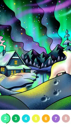 Capture d'écran de Peinture Par Numéro: Coloriage sur iPhone 2