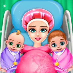 Mom And Twin Baby Daycare