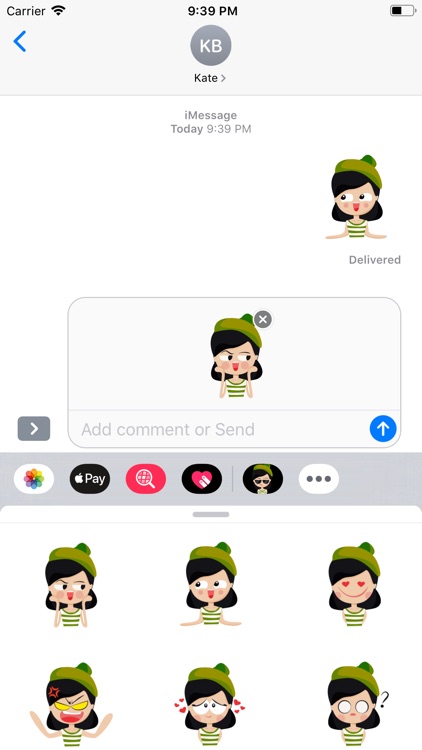 Girl Nhi Nhanh Sticker