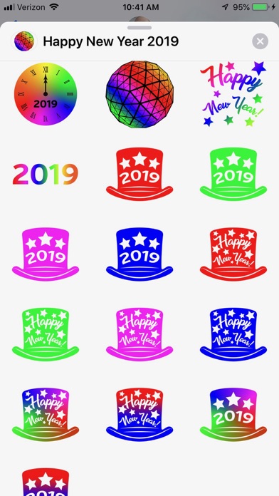 New Year 2019 Sticker Pack screenshot 3