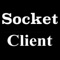 Use the application to connect to a socket server, check if the server is working, send and receive messages