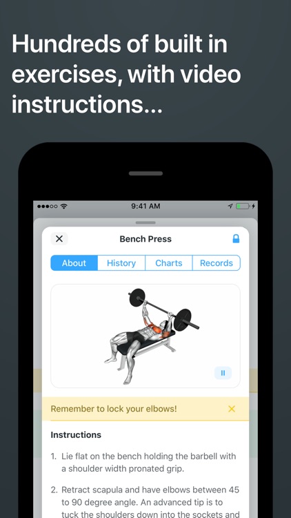 Strong Workout Tracker Gym Log