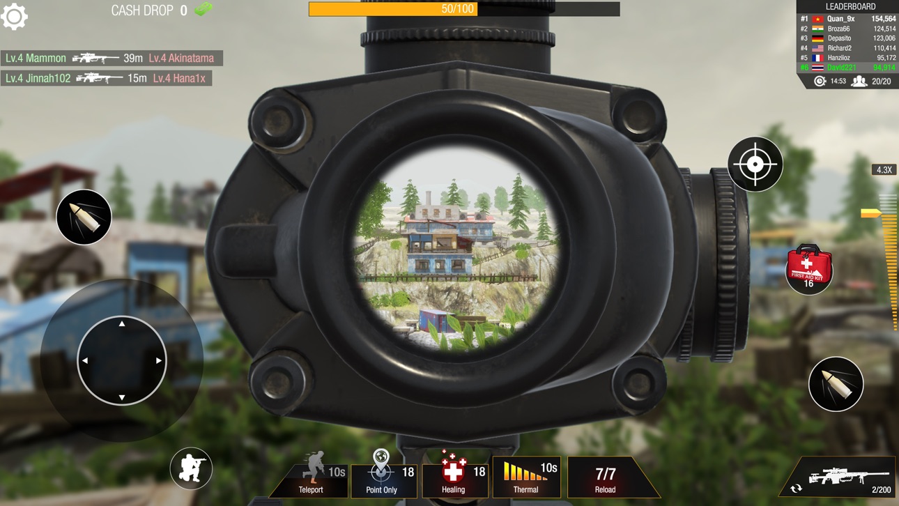 Bullet Strike: Sniper 3D PvP - VIP Hack screenshot 2 - iOS game interface
