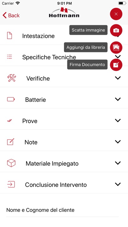 Interventi tecnici Hoffmann