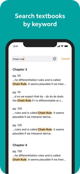 Chegg eReader app screenshot