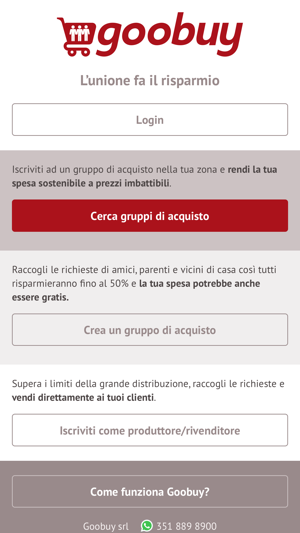 Gruppi di acquisto Goobuy