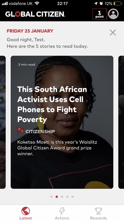 Global Citizen: Take Action