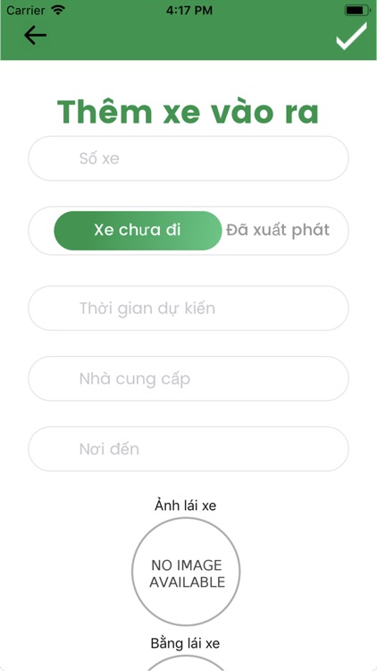 Quản lý xe vào ra