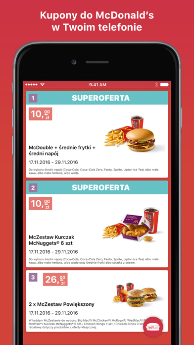 How to cancel & delete Kupony do McDonald's from iphone & ipad 1
