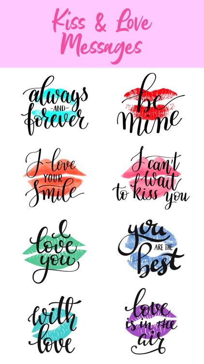 Lipstick Kiss Stickers