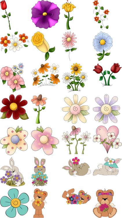 Flower Stickers #1