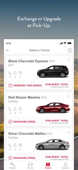 Avis app screenshot