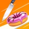 Slice juicy food with sharp objects