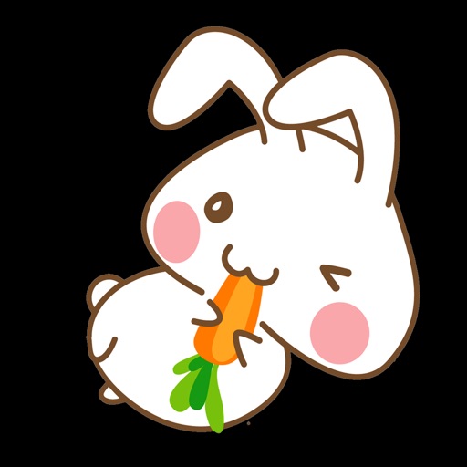Onigiri Bunny Sticker iMessage icon