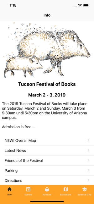 Tucson Festival of Books(圖1)-速報App