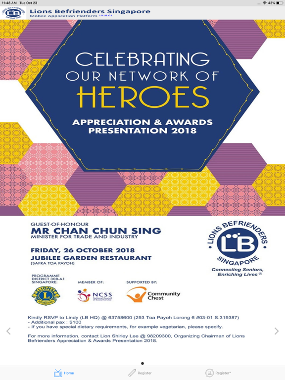 Screenshot #4 pour Lions Befrienders SG