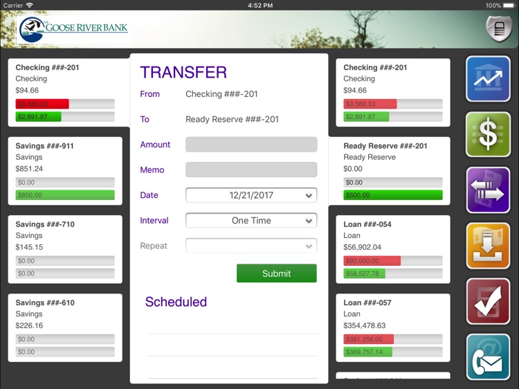 Goose River Bank Tablet