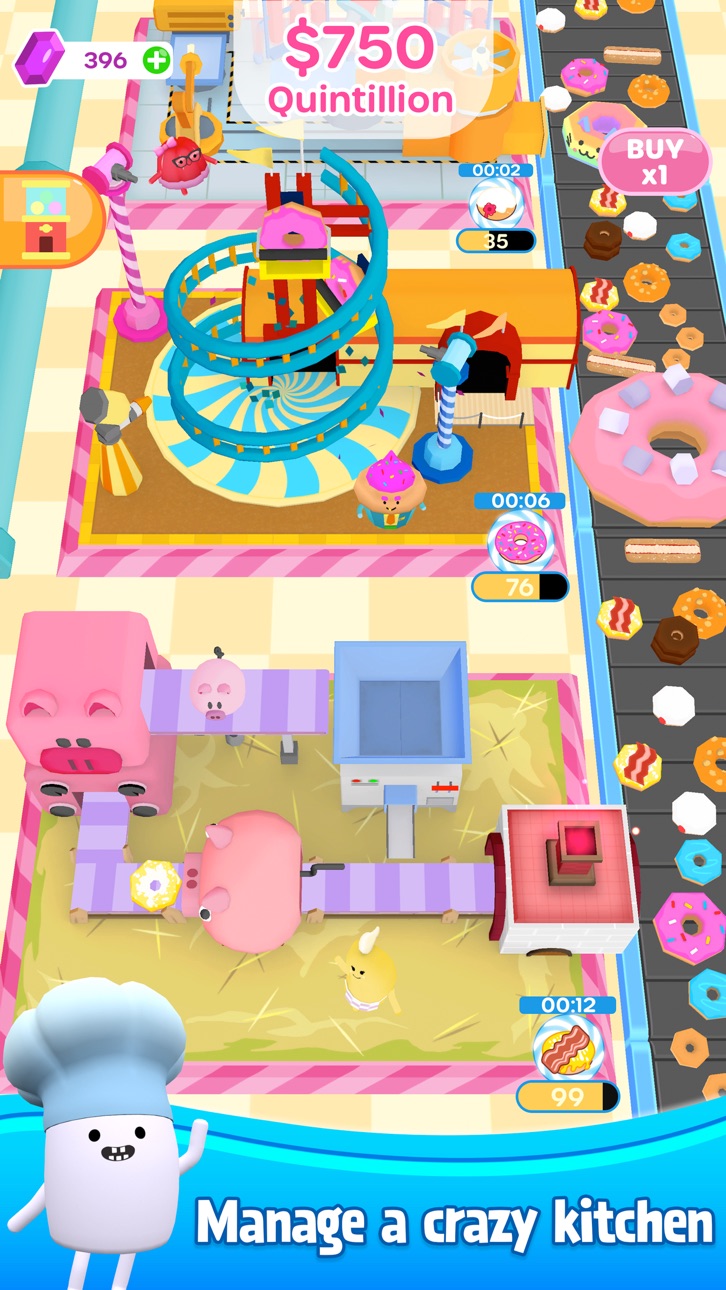 Donuts Inc. - Free Hack screenshot 1 - iOS game interface