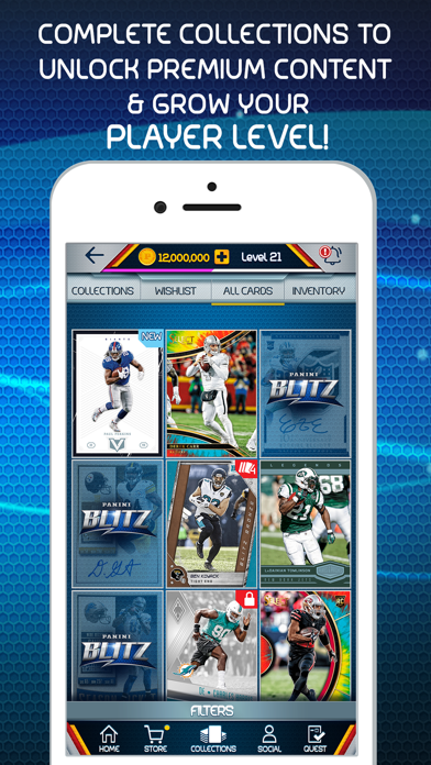 How to cancel & delete NFL Blitz - Trading Card Games from iphone & ipad 4